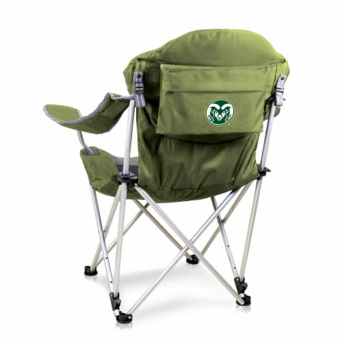 Colorado State Rams - Reclining Camp Chair Perspective: front