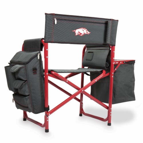 Arkansas Razorbacks - Fusion Backpack Chair with Cooler Perspective: front