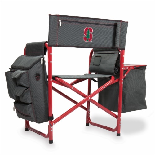 Stanford Cardinal - Fusion Backpack Chair with Cooler Perspective: front