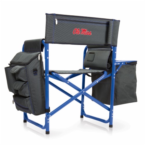 Ole Miss Rebels - Fusion Backpack Chair with Cooler Perspective: front
