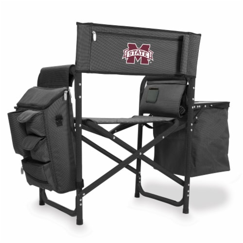 Mississippi State Bulldogs - Fusion Backpack Chair with Cooler Perspective: front