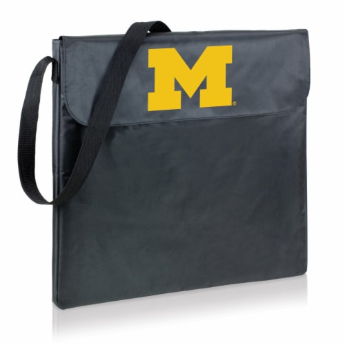 Michigan Wolverines - X-Grill Portable Charcoal BBQ Grill Perspective: front