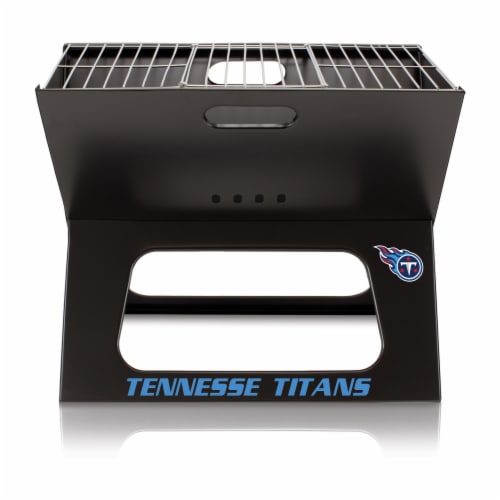 Tennessee Titans - X-Grill Portable Charcoal BBQ Grill Perspective: front