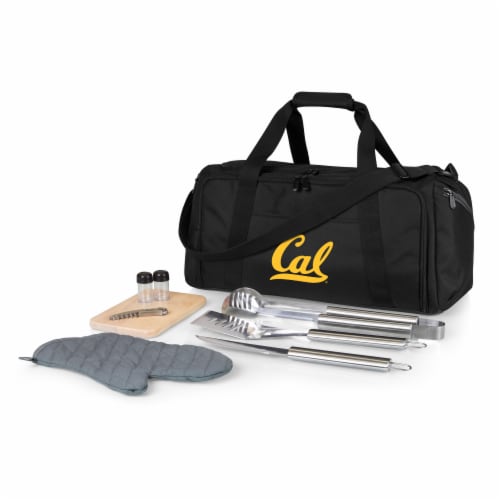 Cal Bears - BBQ Kit Grill Set & Cooler Perspective: front
