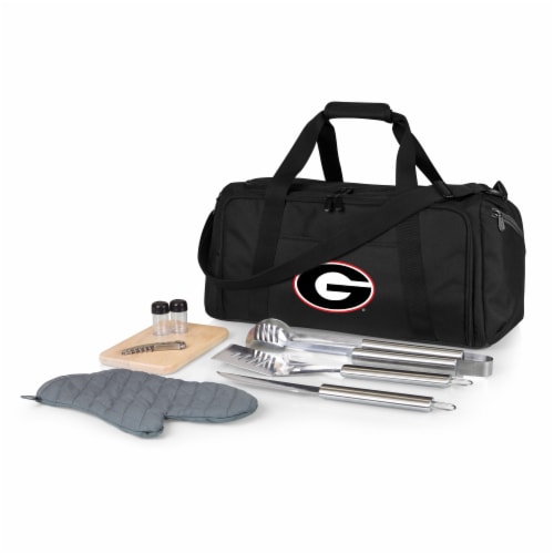 Georgia Bulldogs - BBQ Kit Grill Set & Cooler Perspective: front