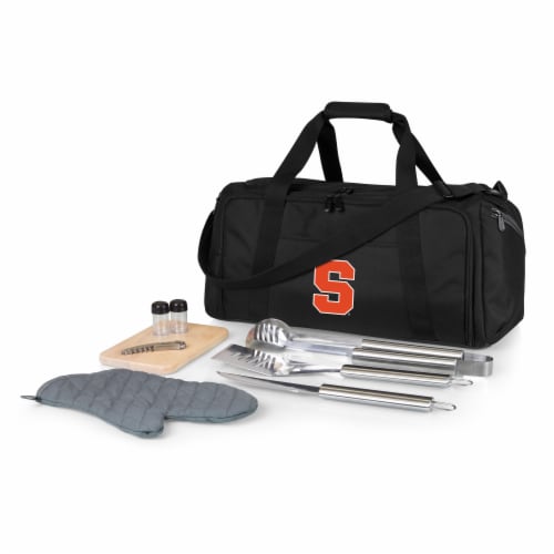 Syracuse Orange - BBQ Kit Grill Set & Cooler Perspective: front