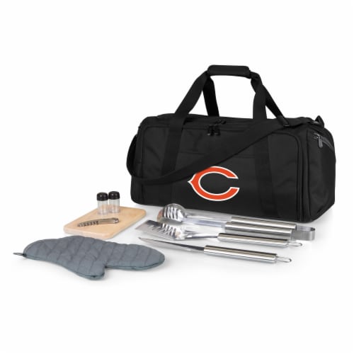 Chicago Bears - BBQ Kit Grill Set & Cooler Perspective: front