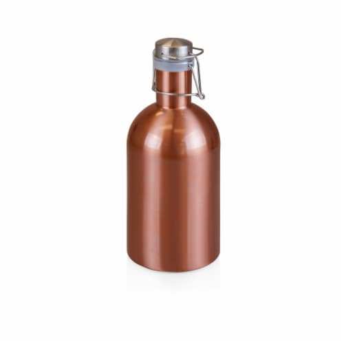Stainless Steel 64 oz. Growler, Copper Perspective: front
