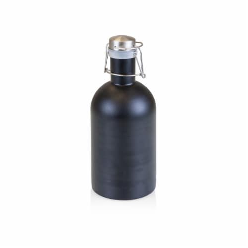 Stainless Steel 64 oz. Growler, Matte Black Perspective: front