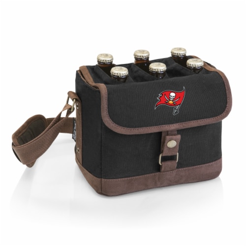 Tampa Bay Buccaneers - Beer Caddy Cooler Tote with Opener Perspective: front