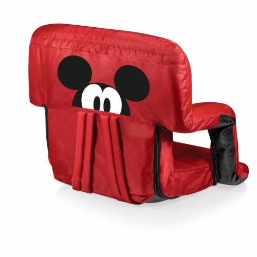 Disney Mickey Mouse - Ventura Portable Reclining Stadium Seat, Red Perspective: front