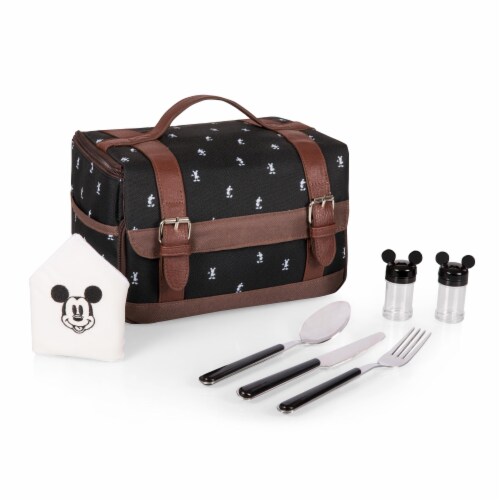 Disney Mickey Mouse - Lunch Bag, Mickey Mouse Step & Repeat Pattern Perspective: front