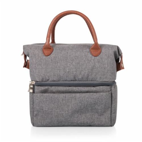 Urban Lunch Bag, Heathered Gray Perspective: front