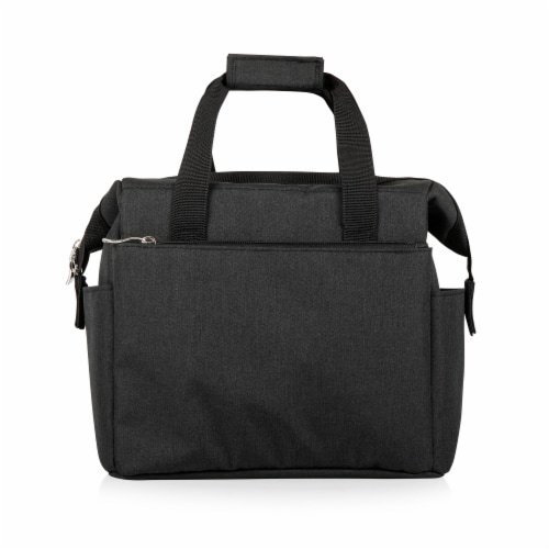 On The Go Lunch Cooler, Black Perspective: front
