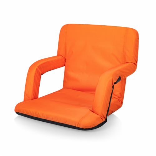 Ventura Portable Reclining Stadium Seat, Orange Perspective: front