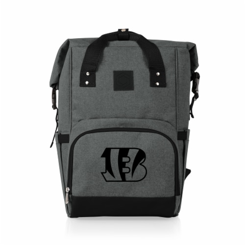 Cincinnati Bengals On The Go Roll Top Cooler Backpack 26 x 7.5 x 10.25 Fred Meyer