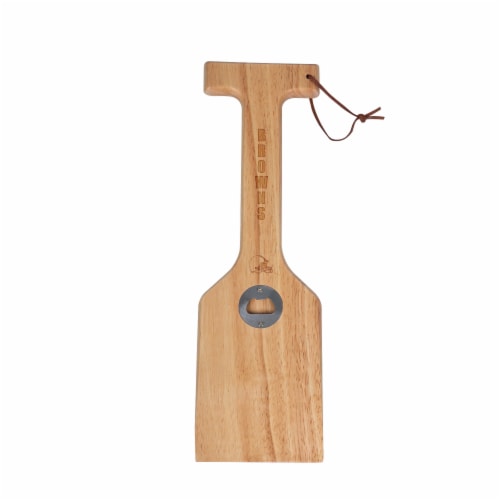 Cleveland Browns - Hardwood BBQ Grill Scraper with Bottle Opener Perspective: front