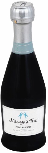 Menage a Trois Prosecco Sparkling Wine Perspective: front