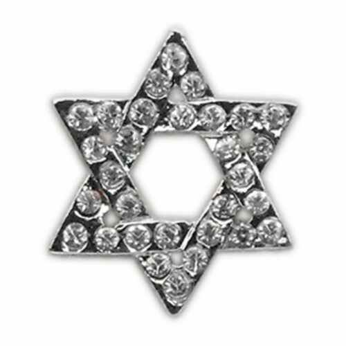 Mirage Pet Products 10-27 38SOD Holiday 10mm Slider Charms Star of David . Perspective: front