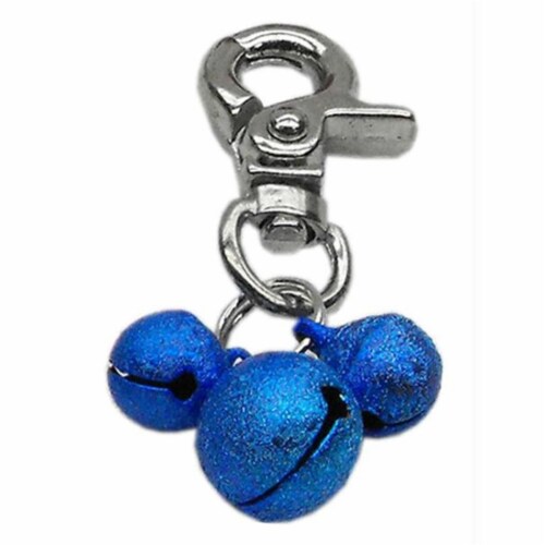 Mirage Pet Products 11-02 BL Lobster Claw Bell Charm Blue . Perspective: front