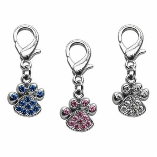 Mirage Pet Products 11-05 PK Lobster Claw Paw Charm Pink Perspective: front