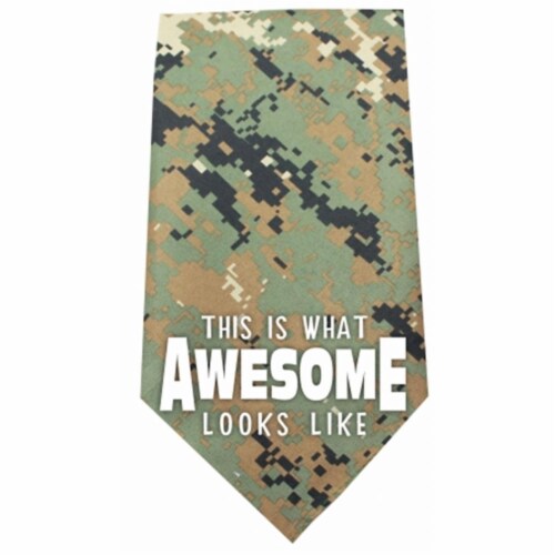 Mirage Pet Products511-27 DGC This is what Awesome Looks Like Screen Print Bandana, Digital C Perspective: front