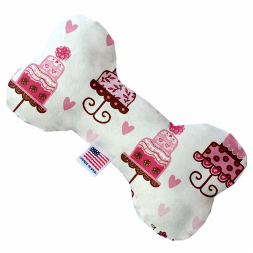 Mirage Pet 1118 TYBN8 8 in. Pink Fancy Cakes Bone Dog Toy 1 Fred Meyer