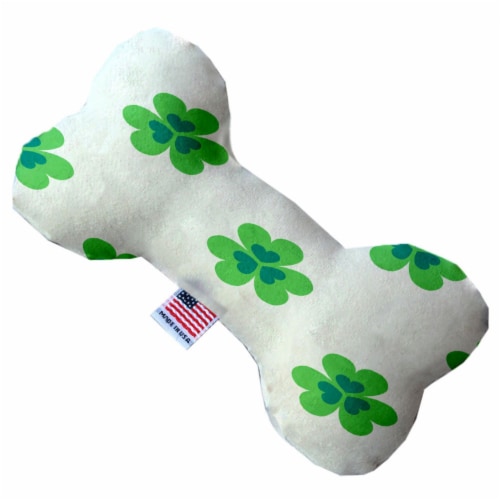 Mirage Pet 1223-TYBN8 8 in. Lucky Charms Bone Dog Toy Perspective: front