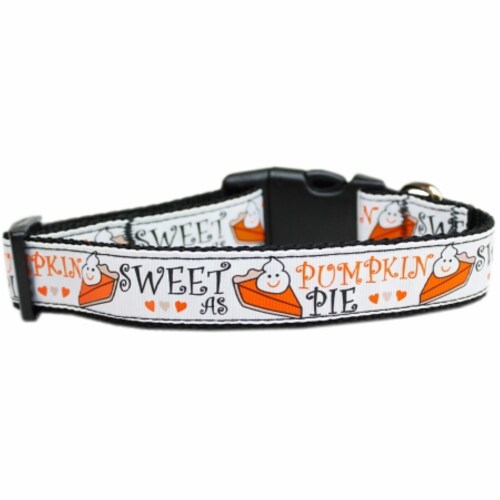 Mirage Pet 125-212 XS Pumpkin Pie Nylon Dog Collar, Extra Small Perspective: front