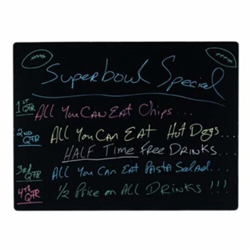 Aarco Products  Radius Design Neon Markerboard Perspective: front
