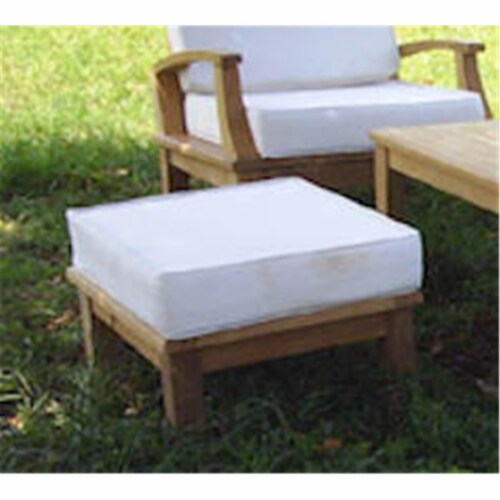 Anderson Teak DS-104 Brianna Deep Seating Ottoman and Cushion Perspective: front