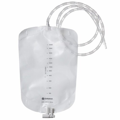 Assura Ostomy Night Bag 2000 mL 21365, 10 Ct Perspective: front