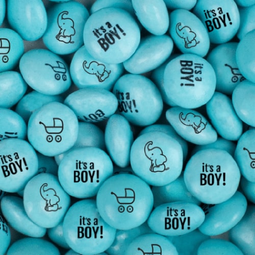 Light Blue M&Ms Milk Chocolate Candies 