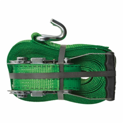 Keeper 8867806 30 ft. Tie Down Strap - Green Perspective: front