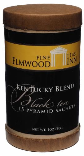 Elmwood Inn Fine Teas Kentucky Blend Black Tea Bags Perspective: front