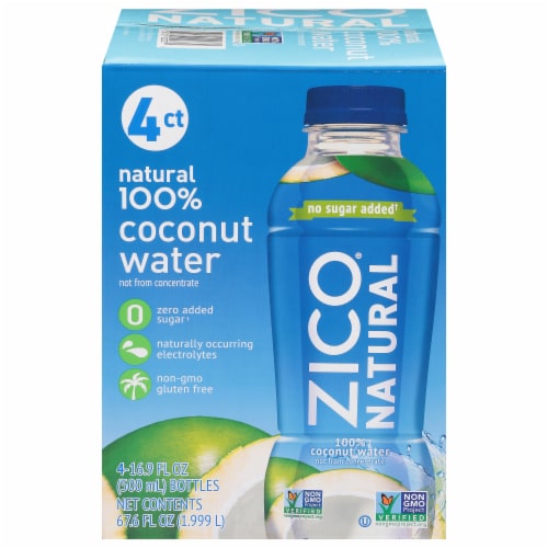 Zico® Natural 100% Coconut Water Perspective: front