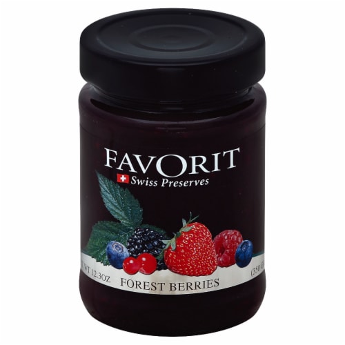 Favorit Forest Berry Swiss Preserves Perspective: front