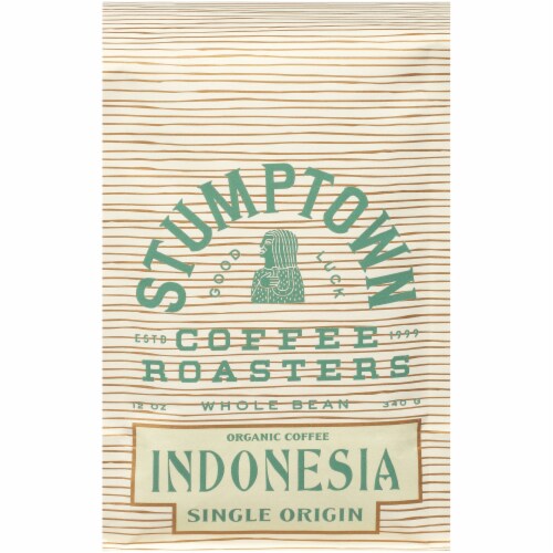 Stumptown Indonesia Whole Bean Coffee Perspective: front