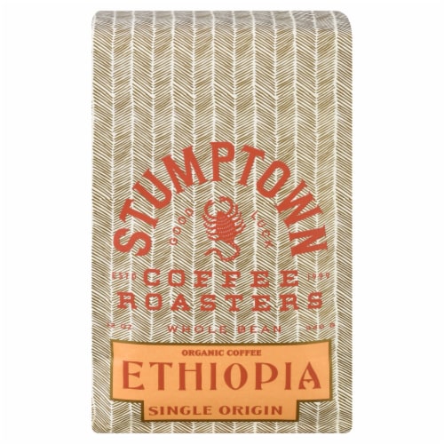 Stumptown Coffee Organic Ethiopia Single Origin Whole Bean Coffee Perspective: front