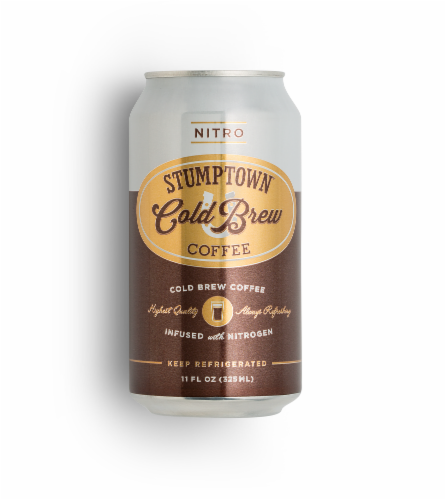 Stumptown Cold Brew Nitro Coffee Perspective: front