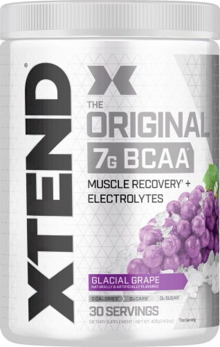 Xtend The Original BCAA Glacial Grape Perspective: front