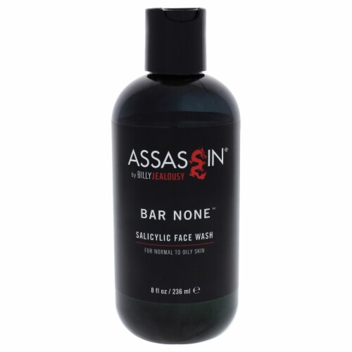 Bar None Salicylic Face Wash by Billy Jealousy for Men - 8 oz Cleanser Perspective: front