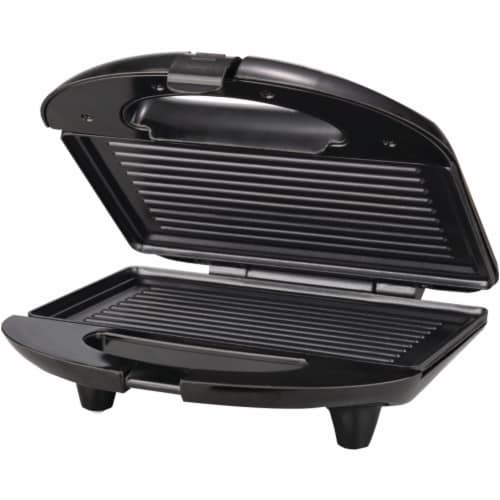 Brentwood Panini Press - Stainless Steel & Black Perspective: front