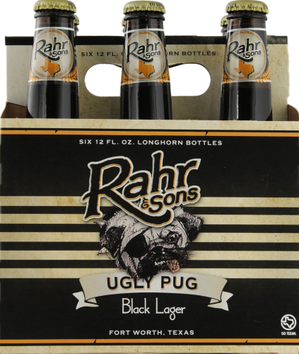Rahr & Sons Ugly Pug Black Lager Perspective: front