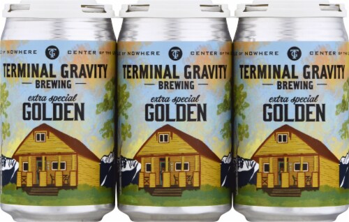 Terminal Gravity Extra Special Golden Beer Perspective: front
