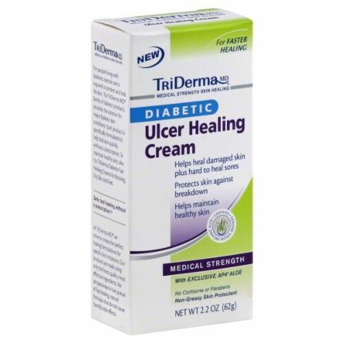 Triderma Ulcer Healng Cream 62 Gram Perspective: front