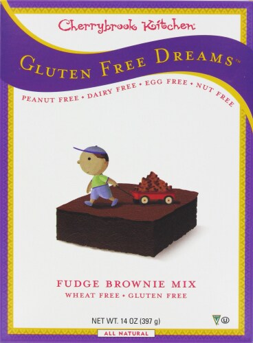Cherrybrook Kitchen Gluten Free Dreams Fudge Brownie Mix Perspective: front