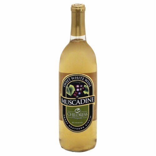 Childress Vineyards Muscadine Sweet White Perspective: front