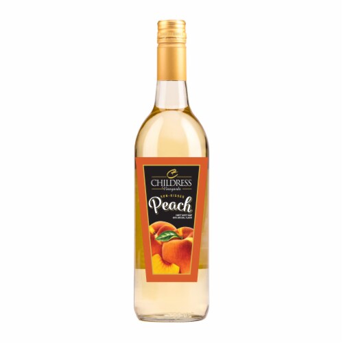Childress Vineyards Sun-Kissed Peach North Carolina White Wine Perspective: front