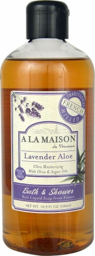 A La Maison Bath & Shower Liquid Soap Lavender Aloe Perspective: front